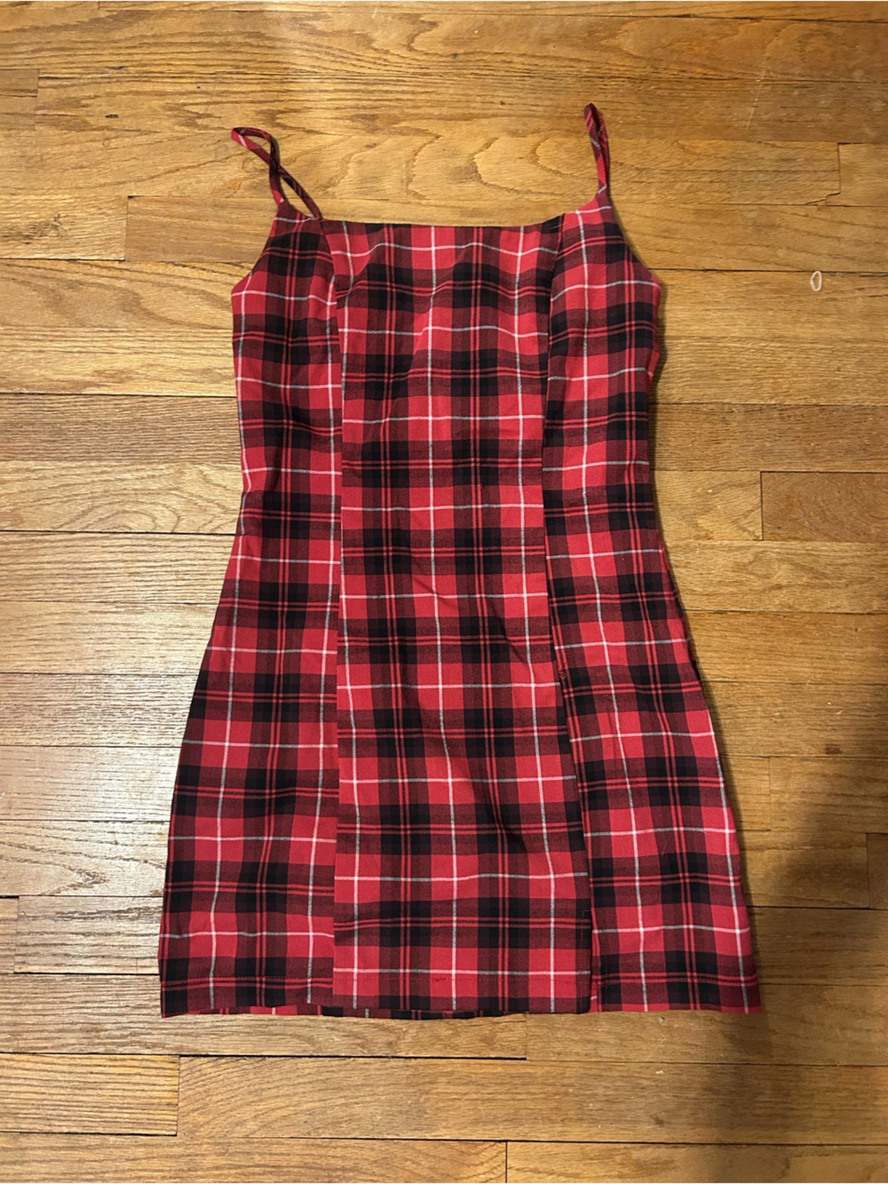 forever 21 red and black plaid dress